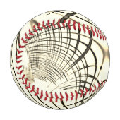 Crossed-nut-braune oder khaki gebogene Spuren in B Baseball (Vorderseite Links)