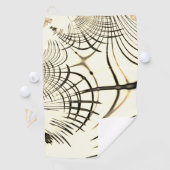 Crossed-nut-braune oder khaki gebogene Spuren in B Golfhandtuch (Insitu)