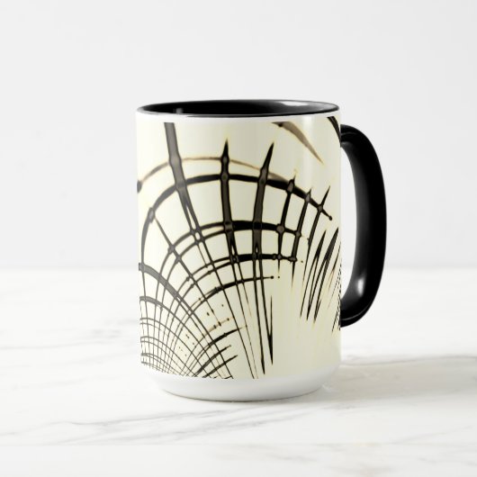 Crossed-nut-braune oder khaki gebogene Spuren in B Tasse (VorderseiteRechts)