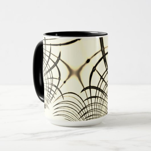 Crossed-nut-braune oder khaki gebogene Spuren in B Tasse (Vorderseite Links)