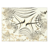 Crossed-nut-braune oder khaki gebogene Spuren in B Tischdecke (Vorderseite (Horizontal))