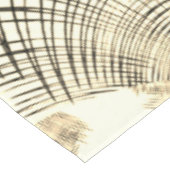 Crossed-nut-braune oder khaki gebogene Spuren in B Tischdecke (Schrägansicht)