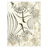 Crossed-nut-braune oder khaki gebogene Spuren in B Tischdecke (Vorderseite)