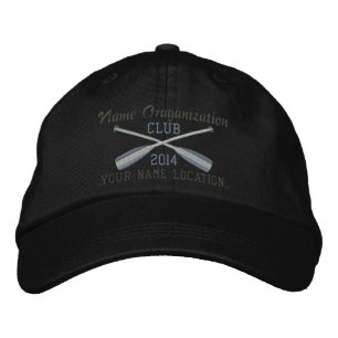 Crossed Paddles Embroidere für Club Camp Bestickte Kappe