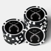 Crossed Pistol Pokerchips (Stapel)