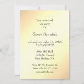 Crossed Pistols Geburtstagsparty Einladung (Rückseite)