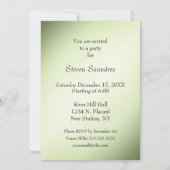 Crossed Pistols Geburtstagsparty Einladung (Rückseite)