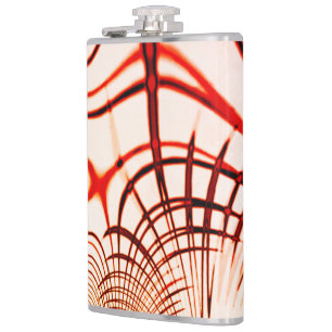 Crossed red red brawn gekrümmte Spuren, Alterseffe Flachmann