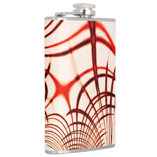 Crossed red red brawn gekrümmte Spuren, Alterseffe Flachmann (Rechts)