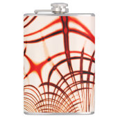 Crossed red red brawn gekrümmte Spuren, Alterseffe Flachmann (Vorderseite)