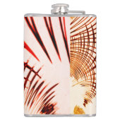 Crossed red red brawn gekrümmte Spuren, Alterseffe Flachmann (Rückseite)