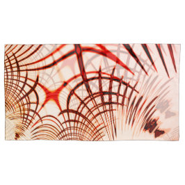 Crossed red red brawn gekrümmte Spuren, Alterseffe Kissenbezug