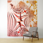 Crossed red red brawn gekrümmte Spuren, Alterseffe Wandteppich (Beispiel)