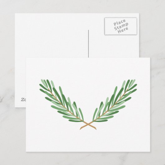 Crossed Rosemary Postkarte (Vorne/Hinten)