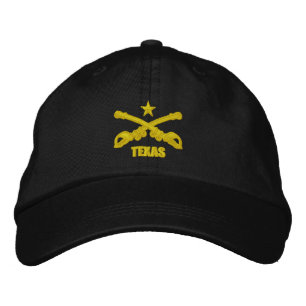 Crossed Sabers - Texas Bestickte Kappe