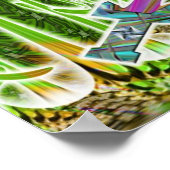 Crossed Schwerter drucken Poster (Ecke)