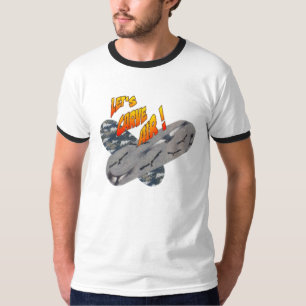 Crossed Skateboards Herren-Ringer-T - Shirt