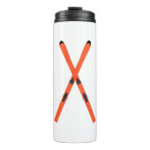 Crossed Ski Thermosbecher (Vorderseite)