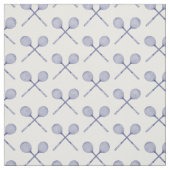 Crossed Squash Racquets Blue Stoff (Muster)