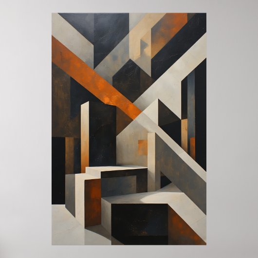 Crossed Structures Poster (Vorne)