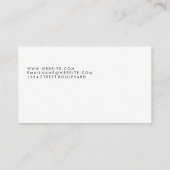 Crossed Wrenches | QR Code Business Card Visitenkarte (Rückseite)