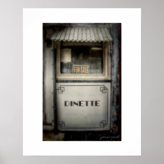 Crosser Diner Lisbon Ohio Poster Druck (Vorne)