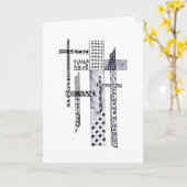 Crosses-Bestätigungskarte Karte (Gelbe Blume)