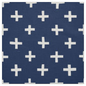 Crosses Pattern - Indigo Stoff (Muster)