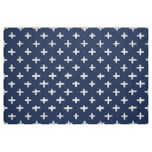 Crosses Pattern - Indigo Stoff (Fat Quarter (45,7 x 55,9 cm))