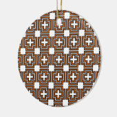Crosses & Squares Orange - Ornamente (Links)