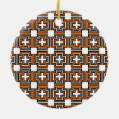 Crosses & Squares Orange - Ornamente (Hinten)