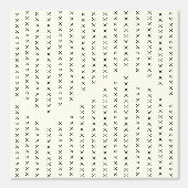 Crosses und ZigZag Negative Space Wallpaper Tapete (Vorderseite)
