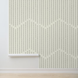Crosses und ZigZag Negative Space Wallpaper Tapete