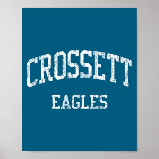 Crossett High School Hs Ar Kunstwerk Poster (Vorne)