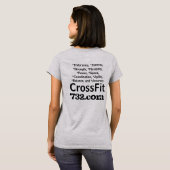 CrossFit 732 Ladys T-Shirt (Schwarz voll)