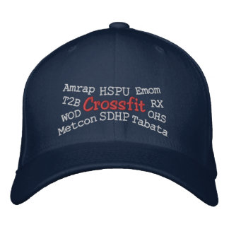 Crossfit cap bestickte baseballkappe