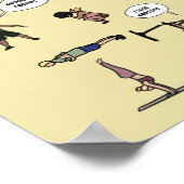 Crossfit-Freundposter Poster (Ecke)