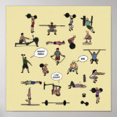 Crossfit-Freundposter Poster (Vorne)