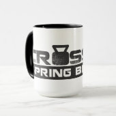 CrossFit Frühlings-Niederlassungs-Kaffee-Tasse Tasse (Vorderseite Links)