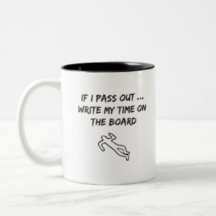 Crossfit-Inspirierter Neuheits-Spaß Zweifarbige Tasse