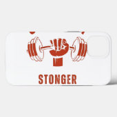 CrossFit Stronger--Power & Strength Mindset Case-Mate iPhone Hülle (Rückseite (Horizontal))