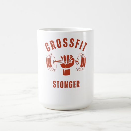 CrossFit Stronger--Power & Strength Mindset Kaffeetasse (Mittel)