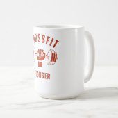 CrossFit Stronger--Power & Strength Mindset Kaffeetasse (VorderseiteRechts)