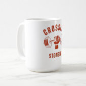 CrossFit Stronger--Power & Strength Mindset Kaffeetasse (Vorderseite Links)