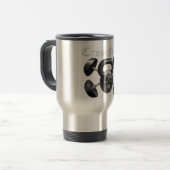 CrossFitter Kaffee-Reise-Tasse Reisebecher (Vorderseite Links)