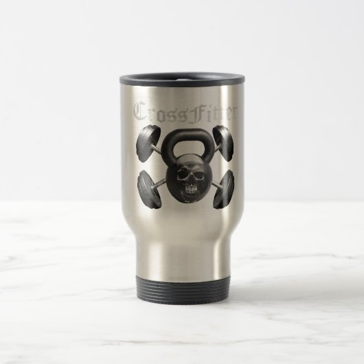 CrossFitter Kaffee-Reise-Tasse Reisebecher (Mittel)