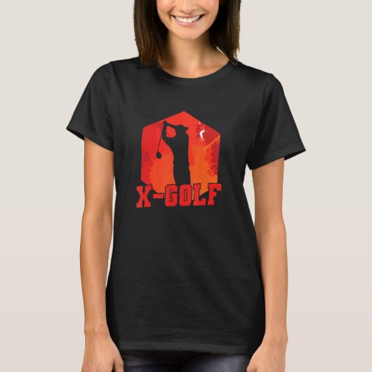 Crossgolf während Stroke T-Shirt (Vorderseite)