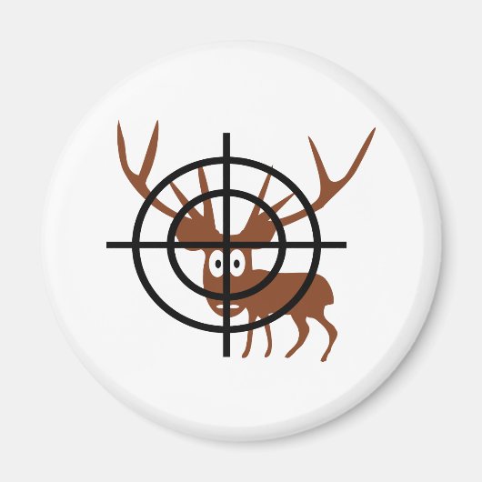 Crosshair Deer Magnet (Vorne)