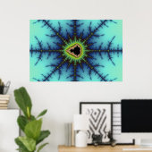 Crosshairs - Fraktal Poster (Heimbüro)