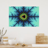 Crosshairs - Fraktal Poster (Küche)